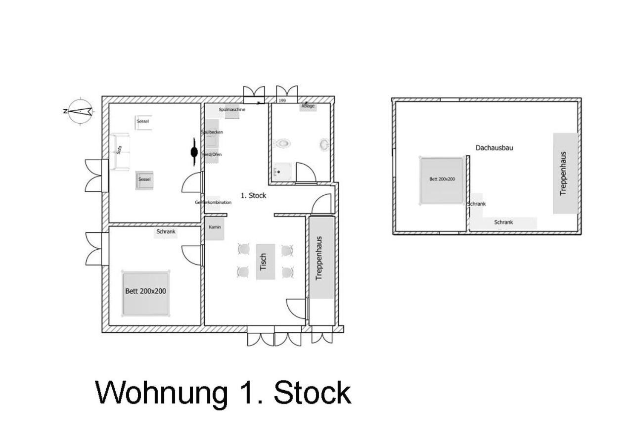 Apartmán "Haus Auf Dem Berg" Westensee Exteriér fotografie